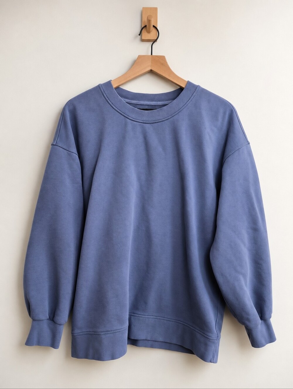 Lululemon Women's Blue Oversized Crewneck Pullover Lounge Sweatshirt Medium